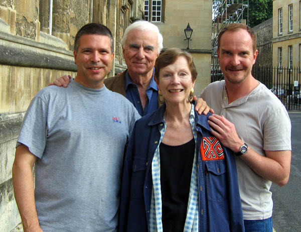 Ben and Brad with Fred Astaire's daughter Ava Astaire McKenzie and her husband Richard McKenzie at the end of the Conference